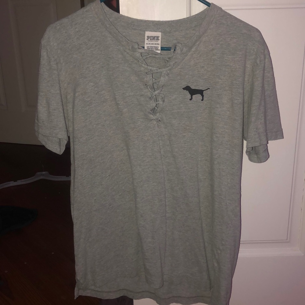 VS Pink Short Sleeve Top